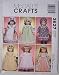 McCalls Crafts 3627 18" Doll Clothes Pattern Colonial/prarie Dresses, Nightgowns, Bonnet, Mop Caps Fits American Girl Dolls Like Addy, Kirsten, Felicity, Elizabeth, Samantha, Nellie!