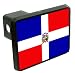 Dominican Republic Flag Trailer Hitch Cover 2