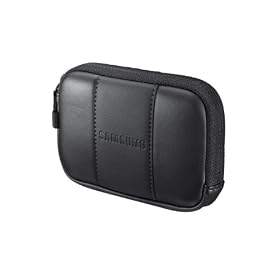 Samsung Black Synthetic Leather Compact Case (EA-PCC9U21B) [Camera]