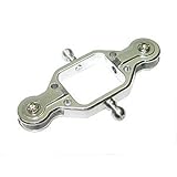 Precision CNC Main Blade Grips, Silver: Blade MSR