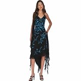 Black Cocktail Dress. Silk Beaded Dress. Short Prom Dress by Sean Collection (1883)