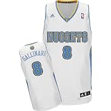 NBA Men's Denver Nuggets Danilo Gallinari Revolution 30 Home Swingman Jersey (White, Medium)