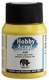 Nerchau 362208 Hobby Acrylfarben matt 59 ml Mittelgelb