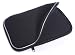 iTech premium durable water resistant neoprene black mini notebook netbook webbook laptop sleeve dual zip carry case with ultimate protection for the Samsung N140 10.1 inch Netbook