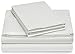 Pinzon 400-Thread-Count 100% Egyptian Cotton Hemstitch Queen Sheet Set, Eggshell