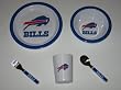 BUFFALO BILLS Team Logo 5 Piece Baby / Child Dinner Set ( Sipping cup, Plate, Bowl, Fork, and Spoon )