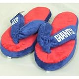 New York Giants NFL Flip Flop Thong Slippers - Size 14