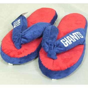 New York Giants NFL Flip Flop Thong Slippers - Size 12