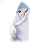 Hooded Chenille Baby Bath Towel by Little Giraffe