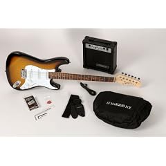 E-Gitarre LM-BG-Set de luxe by Le Marquis N.Y. Einsteigerset der Oberklasse