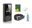 Microsoft Zune 80GB (Smoke) Silicone Skin Case Cover + LCD Screen Protector + Armband + Belt Clip + Fishbone Style Keychain