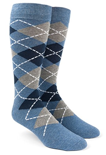 Argyle Men's Cotton Blend Dress Socks