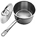 Fissler original-profi collection Stainless Steel High-Saucepan (7.8-in, 4.1-Quart) Metal-Lid, Induction, silver
