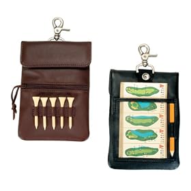 Royce Leather 672-COCO-5 Clip-On Golf Accessory Bag - Coco