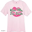 Kiss Me I'm Irish St. Patrick's Day Novelty T Shirt