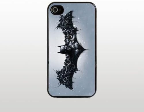 Creative Batman Logo iPhone 5 5s Case - Hard Plastic Snap-On Custom Cover - Black - Superhero