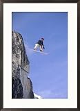 Snowboarding, Squaw Valley, CA Sports Framed Art Poster Print by Kyle Krause, 21x29