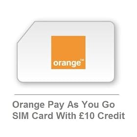 Orange Pay As You Go SIM Card With �10 Credit Included