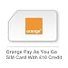 Orange Pay As You Go SIM Card With �10 Credit Included