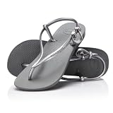 Havaianas Fit Flip Flops - Grey/Silver