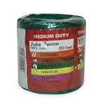Jute Twine Jute TwIne,Green,0.08 In,200 Ft
