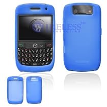BlackBerry Curve 8900 Trans. Dark Blue Silicon Skin Case