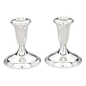 Reed and Barton Sterling Silver Candlestick Pair, 4-Inch High