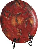 Elegant Pear Plate with Stand