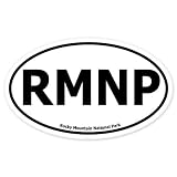 Rocky Mountain National Park Oval car bumper sticker 5
