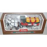 DR PEPPER HOLIDAY HORSE AND WAGON BANK BY ERTL COLLECTIBLES