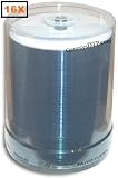 Cheap Taiyo Yuden Shiny Silver 16X DVD+R Media 100 Pack in Cake Box