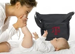 Texas A&M Diaper Bag Official NCAA College Logo Deluxe Aggies Logo - Baby Bag - BEST Baby Shower GIFT for New Dad, Father or New Mom Mother GIFTS