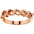 14K Rose Gold Mother's Ring - 5 Gemstone -- YOU CHOOSE THE COLORS!