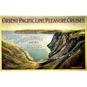 Orient Pacific Line Pleasure Cruises - Mini Metal Wall Sign