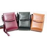 Panasonic LUMIX 松下 ルミックス デジタルカメラ 本革ケース「510-0002」（紅赤、ブラック、カーキ　3色）