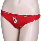 NCAA St. Louis Cardinals Ladies Red Supreme Thong Underwear (X-Large)