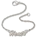 Logoart Miami Heat Team Name Script Bracelet