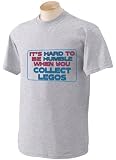 It's hard to be humble when you're a Collect Legos Youth T-Shirt (for Kids) ASH GREY MEDIUM
