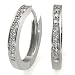 Goldmaid Damen-Creolen 925 Sterlingsilber Zirkonia Co O444S