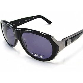 New Chloe CL2126 CL-2126 C01 Shiny Black Sunglasses