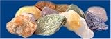 Rough Cut Tumbled Raw Stone Mix Fountain Rock One Pound