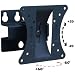 VideoSecu Wall Mount for VESA 75X75 100X100 LCD Monitor Flat Panel Screen TV and Displays C44