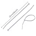 eBoot 100 Pack 10 Inch Self-locking Zip Ties Nylon Cable Ties, White