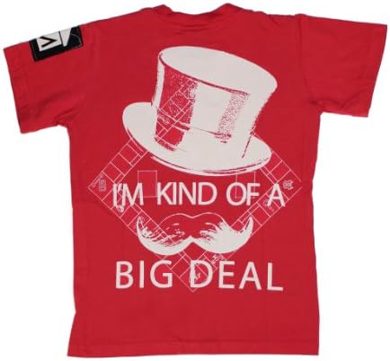 Monster Republic, Monopoly Big Deal Tee in Red (c) ~ 2T
