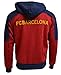 Fc Barcelona Hoodie Adults Zip Front Fleece Sweatshirt Jacket Blue (S)