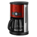 Russell Hobbs 19170 Metallic Heritage Coffee Maker, Red