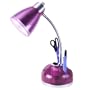 Juicy Organizer Desk Lamp with Charging Outlet (Pink)
