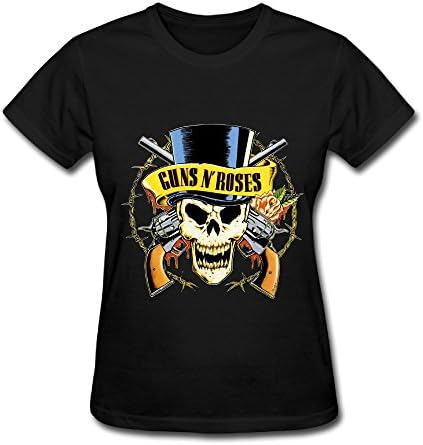 Guns N' Roses Popular Tour 2016 Logo T Shirt For Women Black