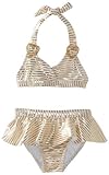 Penelope Mack Baby-girls Infant Two Piece 24K Gold Swimsuit