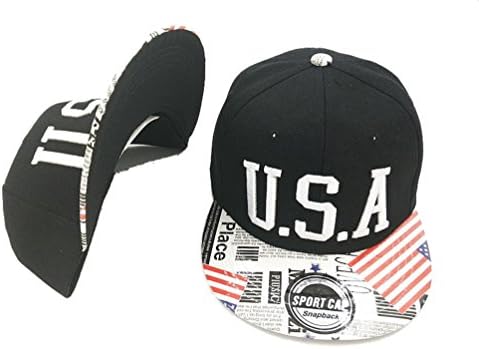 American Flag Snapback Cap Adjustable United States Baseball Cap Hat New